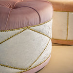 ファブリック　Sand Pink Velvet