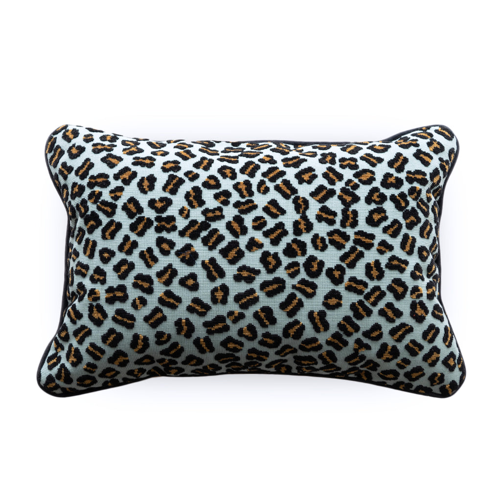 クッション Cotton Pile Leopard