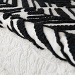 フロアピロー スクエア Thalia Black × Quilting