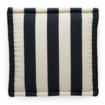 フロアピロー スクエア Thalia Black × Bold Stripe
