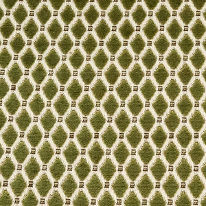 ファブリック　 Leaf Green Diamond